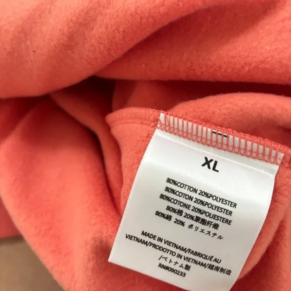 Fear of God Essentials Hoodie Pullover Coral XL NEW NWT Authentic - Picture 7 of 8